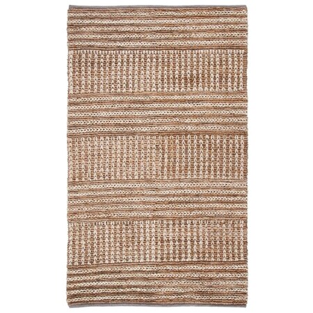 Safavieh 5 x 8 ft. Natural Fiber Global Hand Woven Rectangle Rug, Natural NF960A-5